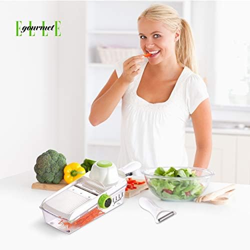 Mandoline Slicer Sets – Multiple Pieces & Parts Included for Slicing, Chopping and Peeling - Image 3