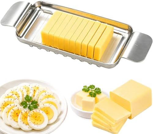 JAYVAR Cheese Slicer and Butter Cutter, 304 Stainless Steel Wire by JAYVAR