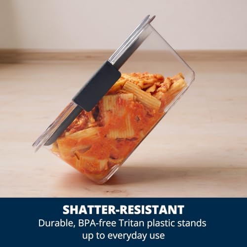 Brilliance Food Storage Containers, Set of 5 (10 Pieces), BPA-Free, Leak-Proof, Clear