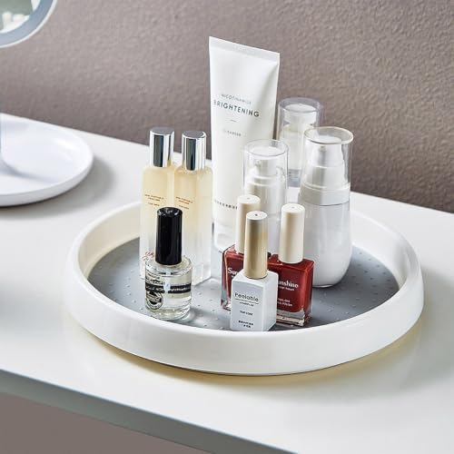 Lazy Susan Turntable Organizer 4 Pack - 10" Rotating Spice Rack Trays