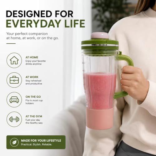 26oz Replacement Cup with Lid for Ninja BlendBOSS DB300 & DB351 - Image 6