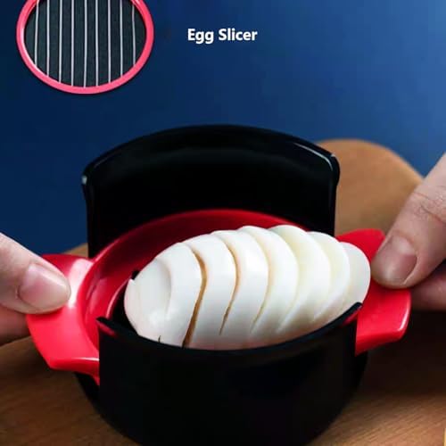 Egg Slicer Cutter Multi-functional Hard Boiled Egg Wedger - Image 6