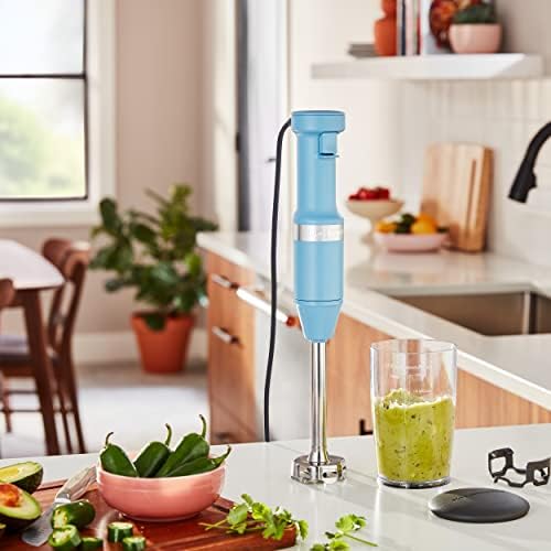 KitchenAid Variable Speed Corded Hand Blender, KHBV53, Blue Velvet - Image 4
