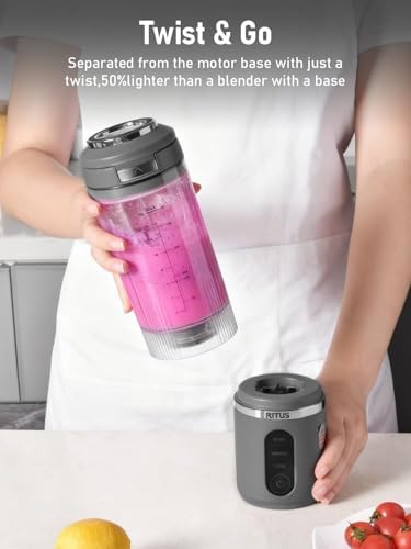 Cordless Portable Blender,Smoothies,Removable Vessel,3 model,20oz cup - Image 2