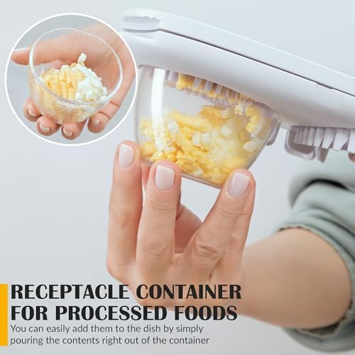 Egg Slicer for Hard Boiled Eggs - 3 Slice Modes Egg Cutter, Dicer, Chopper