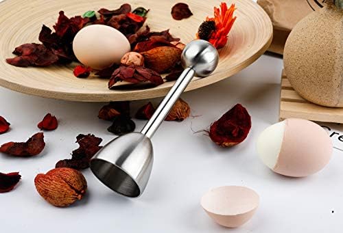 Egg Cracker Topper Cutter for Soft Boiled Eggs Stainless Steel Shell Remover Separator Kitchen Tool - Image 7
