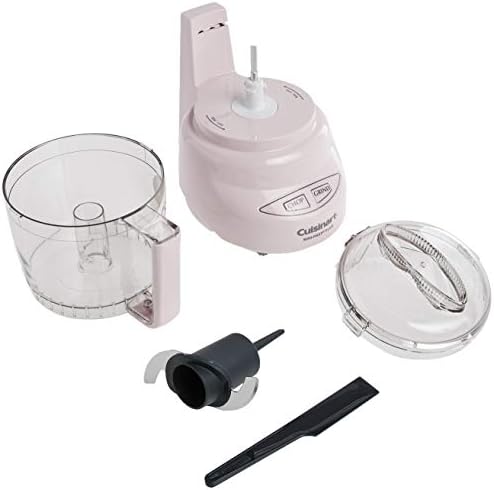 Mini-Prep Plus Food Processor, 3-cup Mini Food Processor to Chop Herbs, Vegetables, and Hard Cheese, 3-cup Work Bowl, Reversible Stainless Steel Blade, DLC-2APK, Pink