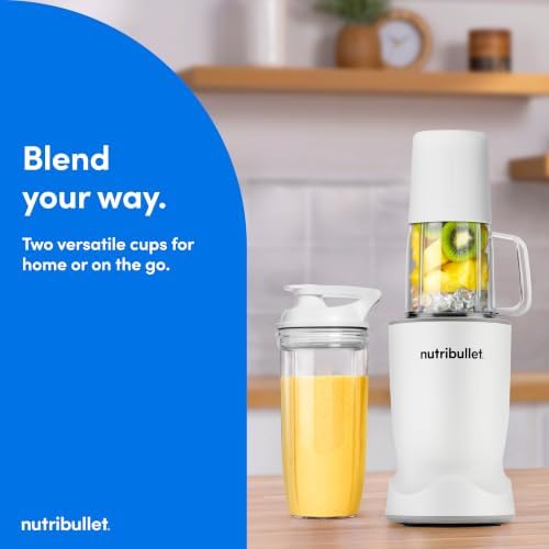 nutribullet® Turbo Tumbler Edition, Personal Blender, White, NB30400AW - Image 2