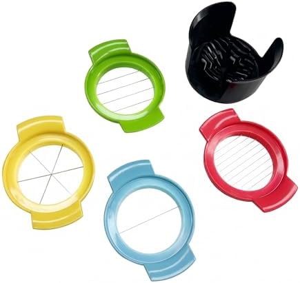 Egg Slicer for Hard Boiled Eggs, 5Pcs Stainless Steel Set by TaShow
