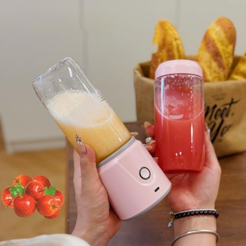 Portable Mini Blender, USB Rechargeable, Wireless Electric Personal Juice Cup for Smoothies - Image 2