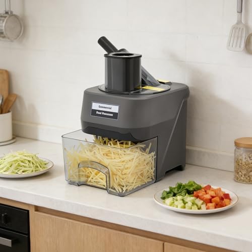 3 in 1 Electric Vegetable Dicer Slicer, Commercial Electric Veggie Food Cutting Machine 100W Multifunctional Automatic Vegetable Slicer for Restaurants, Hotels and Cafeterias - Image 7