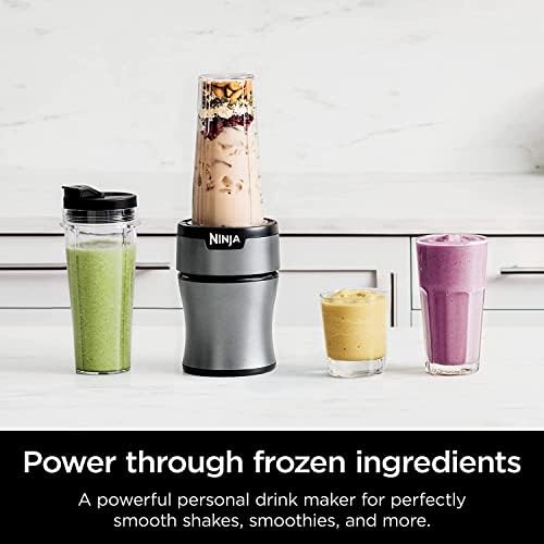 Ninja BN300 Nutri-Blender 900-Peak-Watt Personal Blender, 2 Dishwasher-Safe To-Go Cups (Renewed) - Image 2