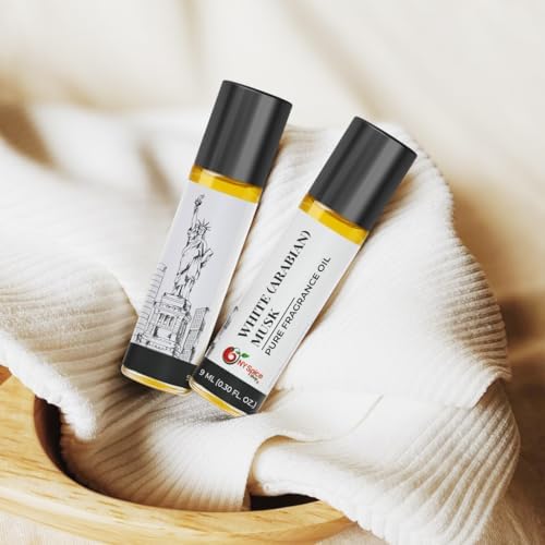 NY Spice Shop White Arabian Musk – Pack of 1 Smooth Aromatic Notes & Oil Based Perfume Blend – Natural Scent Essence with Refreshing Aroma Tone – Traditional Arabian Fragrance for Personal Scents - Image 5