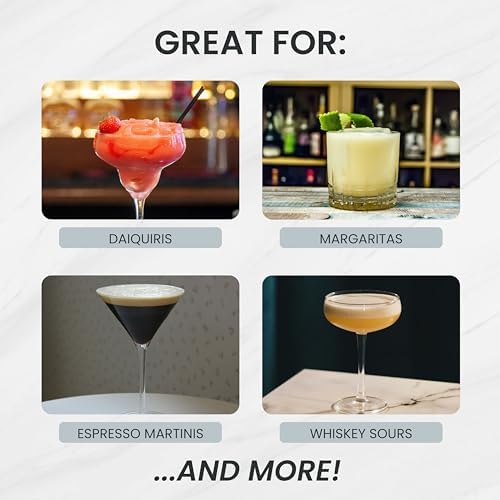 Cocktail Shaker Set, 4-Piece Professional Bartender Kit with Boston Shaker, Strainer and Jigger, Stainless Steel Bar Accessories for Craft Cocktails, Silver