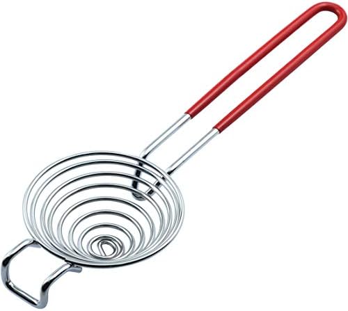 CAMKYDE Egg Separator Food Grade Stainless Steel Egg Yolk White Separation Tool (Red) by CAMKYDE