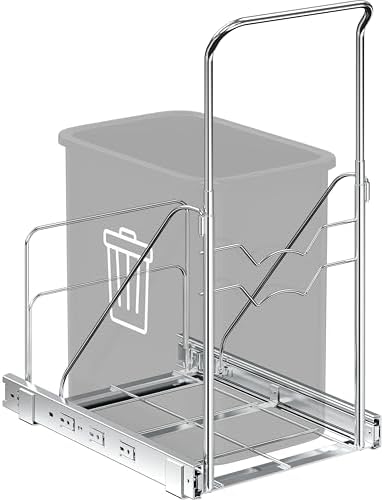 Pull Out Trash Can Shelf (for 7~13 Gal, Can Not Included)