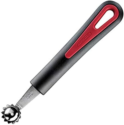 Germany Stainless Steel Tomato and Strawberry Stem Remover Corer (Red/Black)