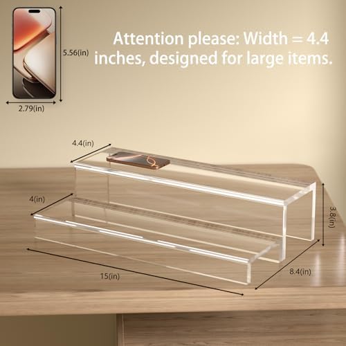 2 Tier Liquor Bottle Display Shelf