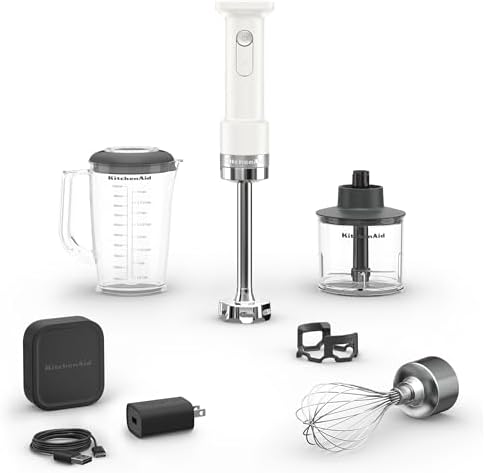 KitchenAid Go Cordless Hand Blender w/Accessories, battery included,KHBRV75 by Unknown