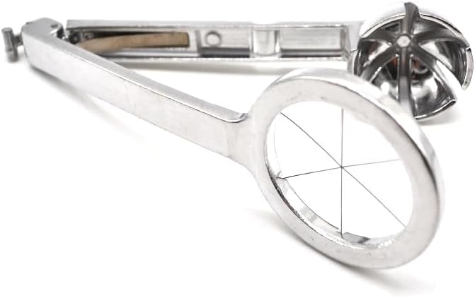 2 Pack Aluminum Cast Wedge Egg Slicer with 18/10 (304) Stainless Steel Wire, Divide Hard Boiled Egg into 6 Equal Segment, Patent Lock Switch Keep Utensil Folded for Sanitary Storage - Image 7