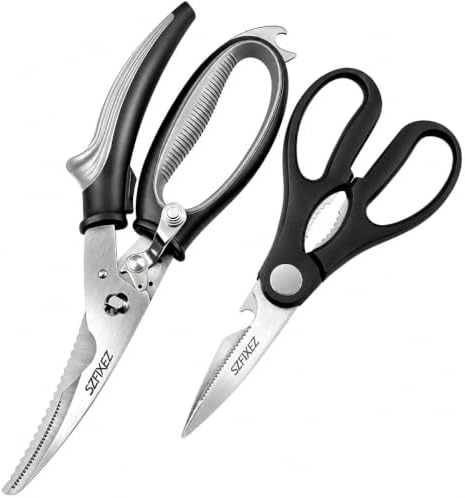 Kitchen Scissors Set, 2 Pack Heavy Duty Poultry Shears