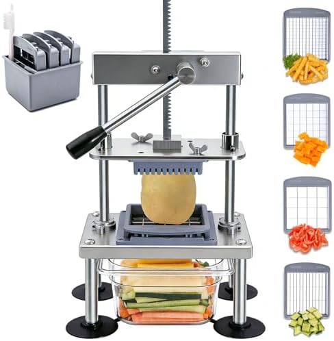 French Fry Cutter for Potatoes Vegetable Onion Food Tomato Chopper by IPOVIPO