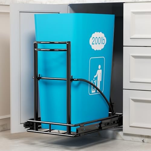 Under Sink Trash Can Pull Out, Fits 7-13 Gal/50 Qt Bins