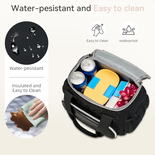 Lunch Bag for Women - Large Leak-Proof Tote Soft Lunch Box