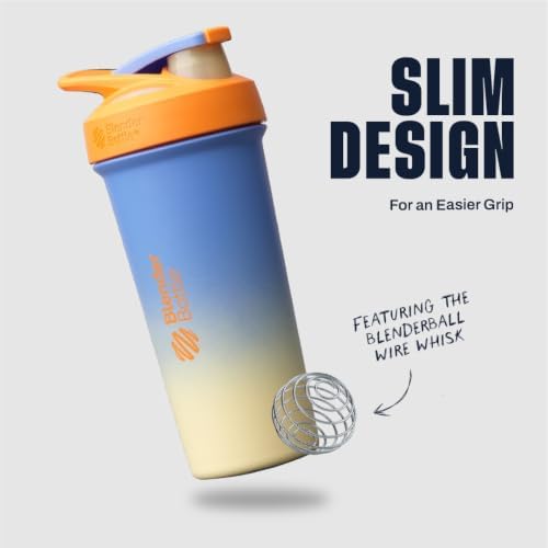 BlenderBottle Sport Sleek Stainless Steel Shaker Bottle 25 oz Dandelion - Image 4