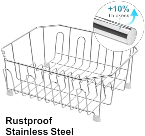 Small in Sink Dish Drying Rack - Stainless Steel for RV Kitchen