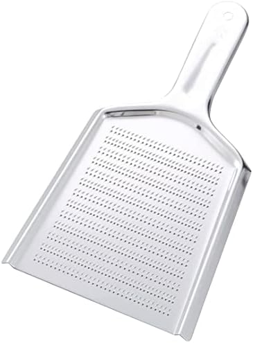 Japanese Grater Oroshigane Slicer Stainless Steel Made in Japan for Radish Garlic Ginger Fruits and Root Vegetables (5.1"x9.4")