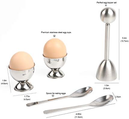Egg Cracker Topper Cutter Set for Soft Boiled Eggs
