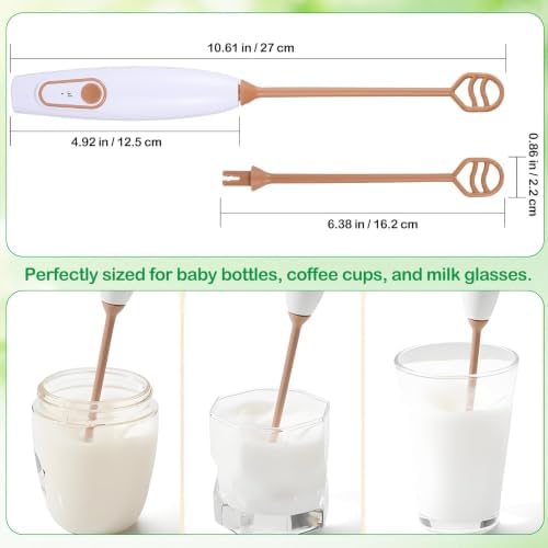 MAGICLULU Portable Rechargeable Baby Formula Mixer (White) - Image 2