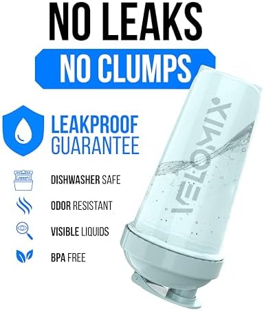 VELOMIX 6 Pack 28oz Protein Shaker Bottle, Pastel Power Series - Image 3