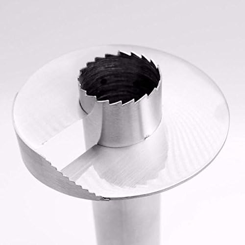 CLEARANCE 304 Food Grade Silver Stainless Steel Depth Marked Pineapple De-Corer Peeler Stem Remover Slicer Blades Diced Fruit Ring Cutter