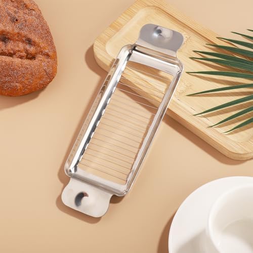 Stainless Steel Cheese Cutter and Butter Slicer with Portable Grip - Image 7