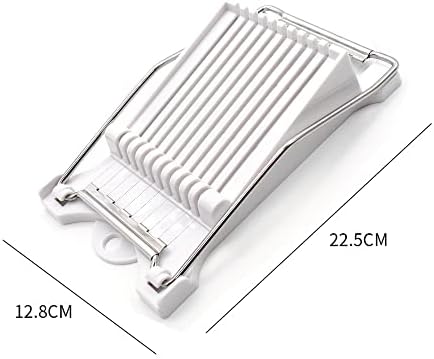 Multifunctional Stainless Steel Luncheon Meat Slicer,Home Slicing and Splitting Tools,Food Slicer for Butter Cheese Kiwifruit Strawberry Banana and Cooked Eggs Etc. (White) - Image 6
