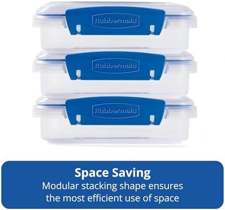 Pack & Go 450 mL Sandwich Container, 3-Pack, Meal Prep Containers with Secure Seal Lids