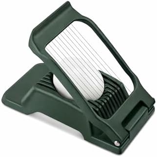 Multipurpose Heavy Duty Aluminium Egg Slicer, Stainless Steel Wire, Green by Yuzxaun