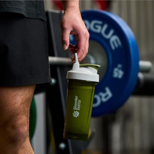 BlenderBottle ProSeries Tritan Shaker Bottle 28 oz Grey/Green - Image 6
