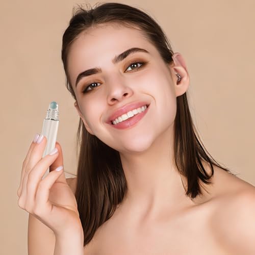 Hoa Kinh 10ml 48Pack Roller Bottles for Essential Oils Clear Roller Bottle - Image 2