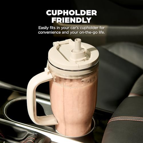 Ninja BlendBOSS 26oz Travel Tumbler & Straw, Stone Mint, XSKDB326LSST - Image 5