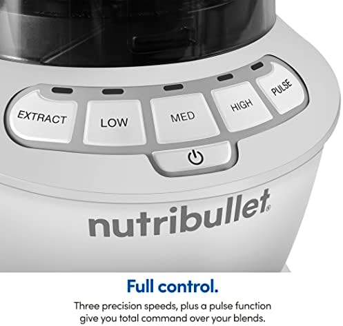 nutribullet® Full-Size Blender Combo, 1200W, Matte White, NBF50500AW - Image 3