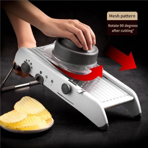 Mandoline Slicer For Kitchen, Vegetable Chopper, Vegetable/Potato/Veggie/Cheese/Tomato/Onion Manual Slicer, Multi-Functional Vegetable Manual Slicer And Cutter For Your Kitchen. - Image 3