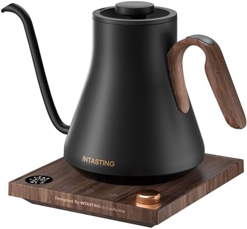 Gooseneck Electric Kettle with ±1℉ Temperature Control, 0.9L
