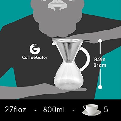 Pour Over Coffee Maker - 27oz