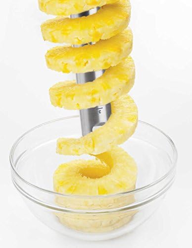CLEARANCE 304 Food Grade Silver Stainless Steel Depth Marked Pineapple De-Corer Peeler Stem Remover Slicer Blades Diced Fruit Ring Cutter