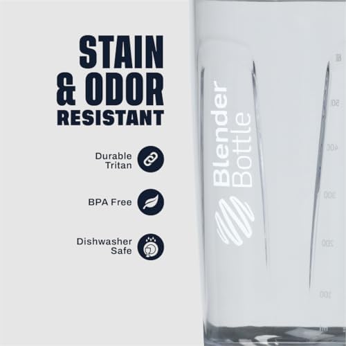 BlenderBottle Sport Flip Tritan Shaker Bottle 28 oz Grey - Image 4