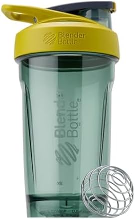 BlenderBottle Sport Flip Tritan Shaker Bottle 24 oz Yellow by BlenderBottle