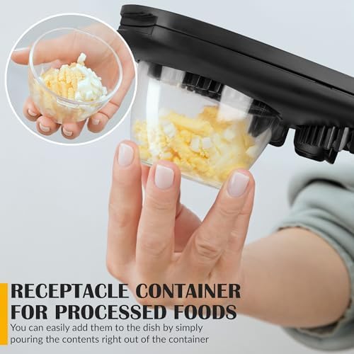 Egg Slicer for Hard Boiled Eggs - 3 Slice Modes Egg Cutter, Dicer, Chopper